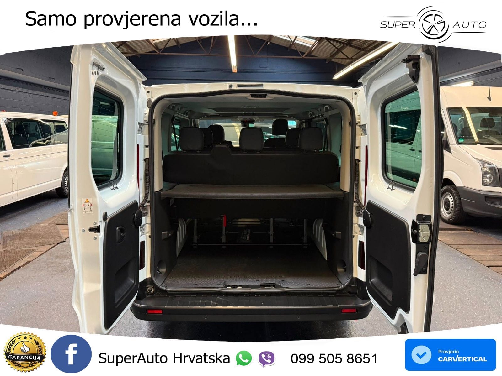 Renault Trafic Kombi L1H1 Life Style 8 Sitze AC LED PDC 110 KS