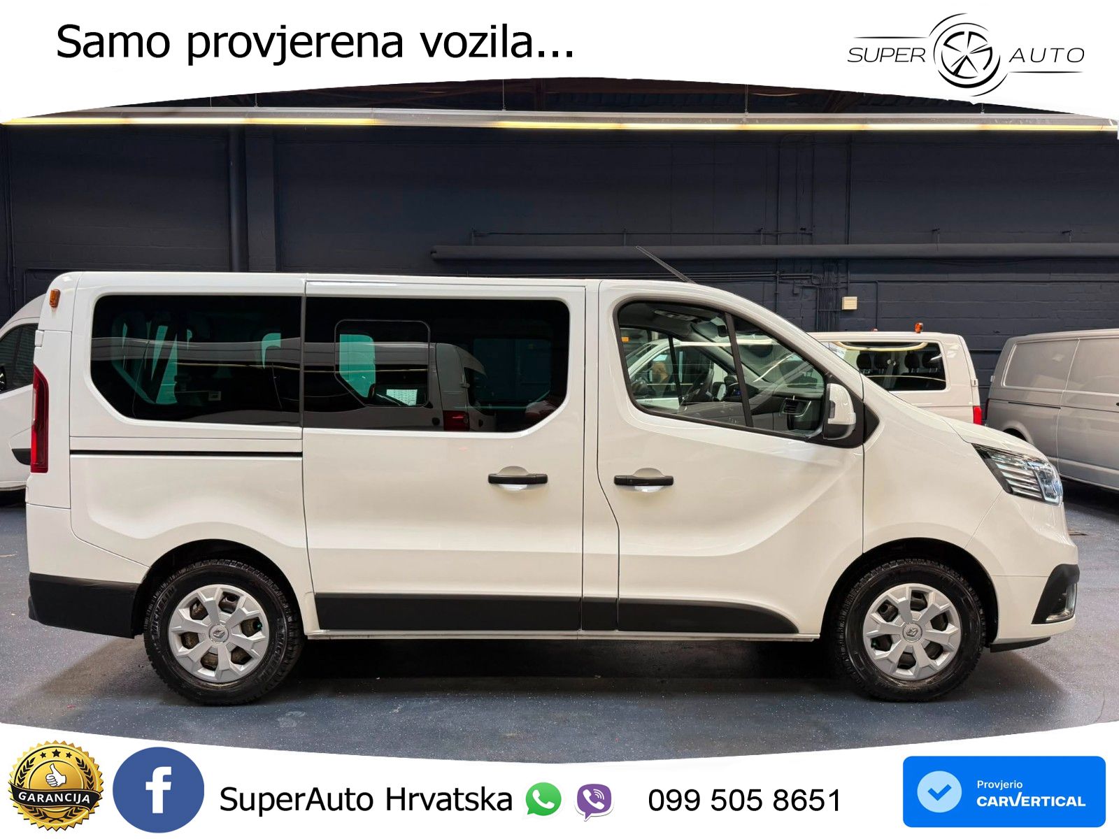 Renault Trafic Kombi L1H1 Life Style 8 Sitze AC LED PDC 110 KS