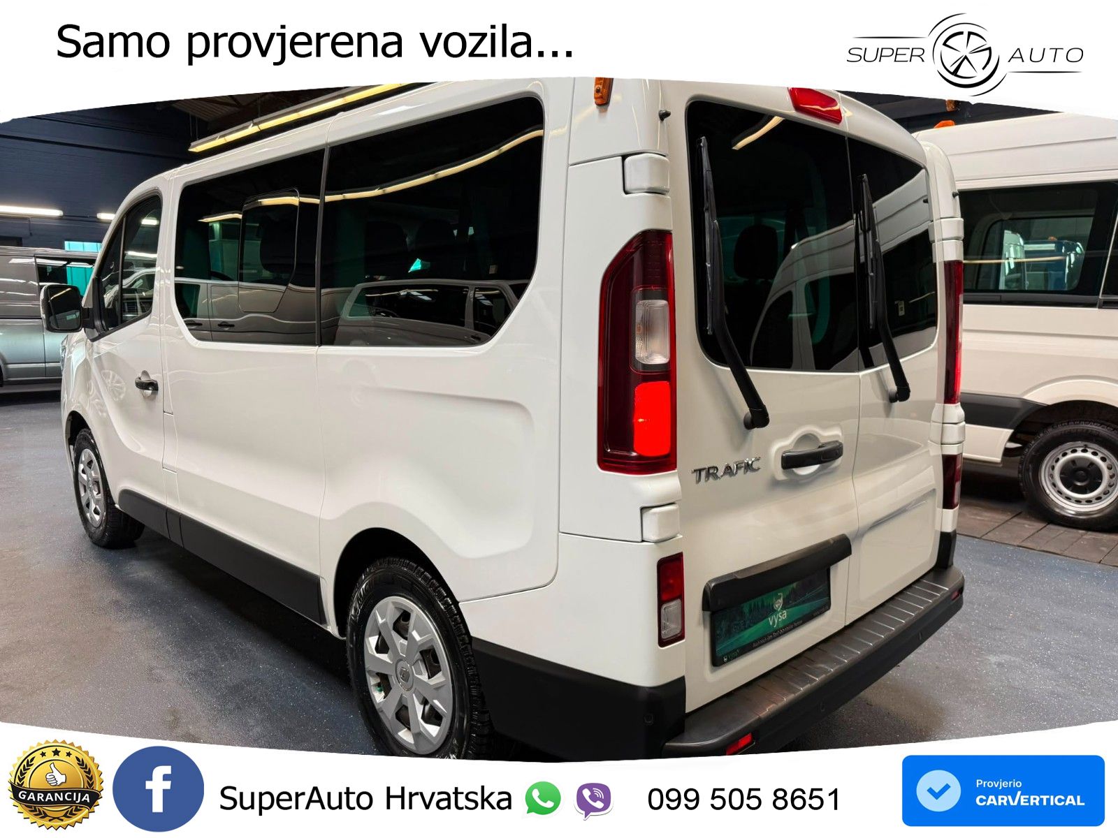 Renault Trafic Kombi L1H1 Life Style 8 Sitze AC LED PDC 110 KS