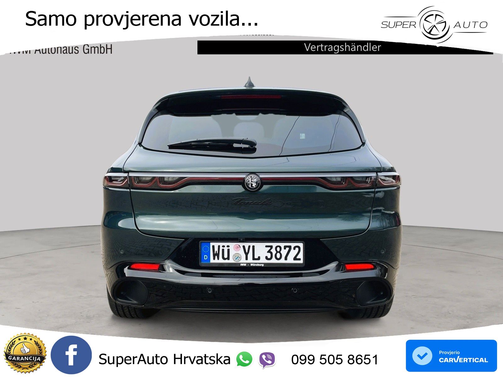 Alfa Romeo Tonale 1.5 VGT (160 KS) 48V-Hybrid TCT LED+GR SJED+ACC