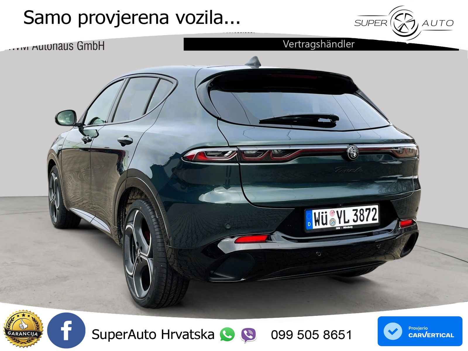 Alfa Romeo Tonale 1.5 VGT (160 KS) 48V-Hybrid TCT LED+GR SJED+ACC