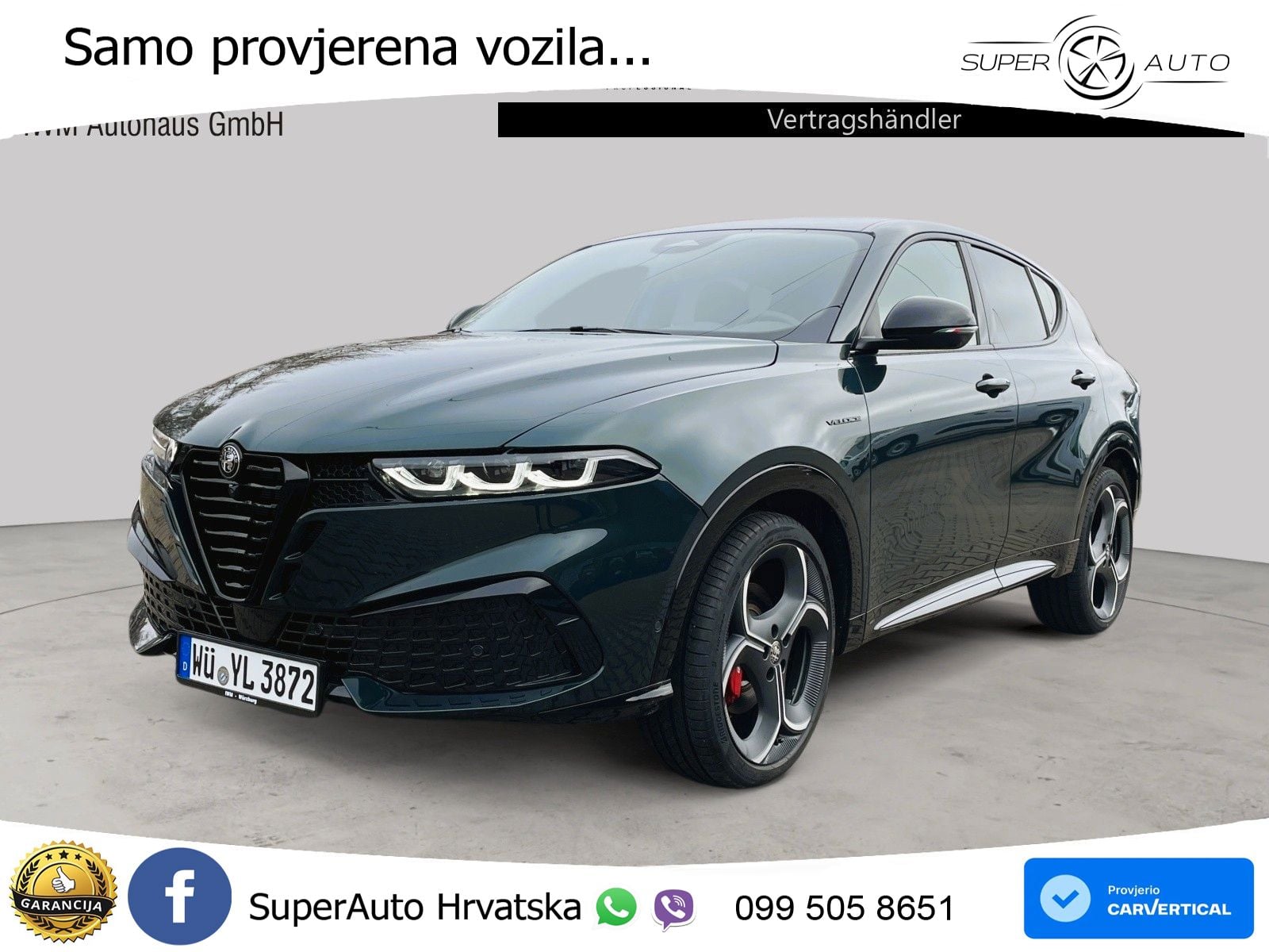 Alfa Romeo Tonale 1.5 VGT (160 KS) 48V-Hybrid TCT LED+GR SJED+ACC