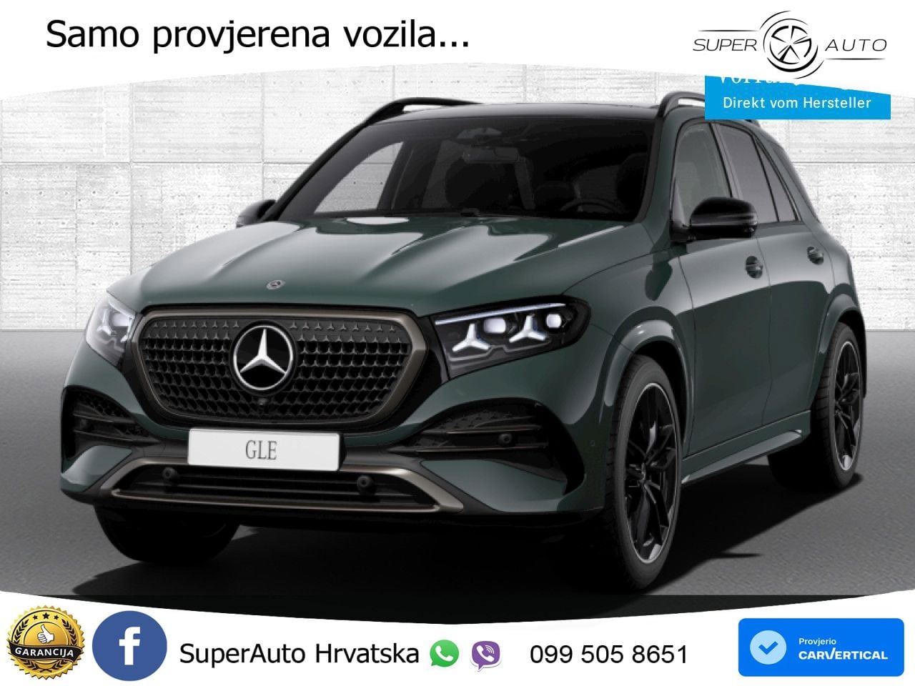 Mercedes GLE 450d (367 KS) EQ Boost 4MATIC 9G-TRONIC Night paket ACC+HEAD+4xGR SJED+360+PANO