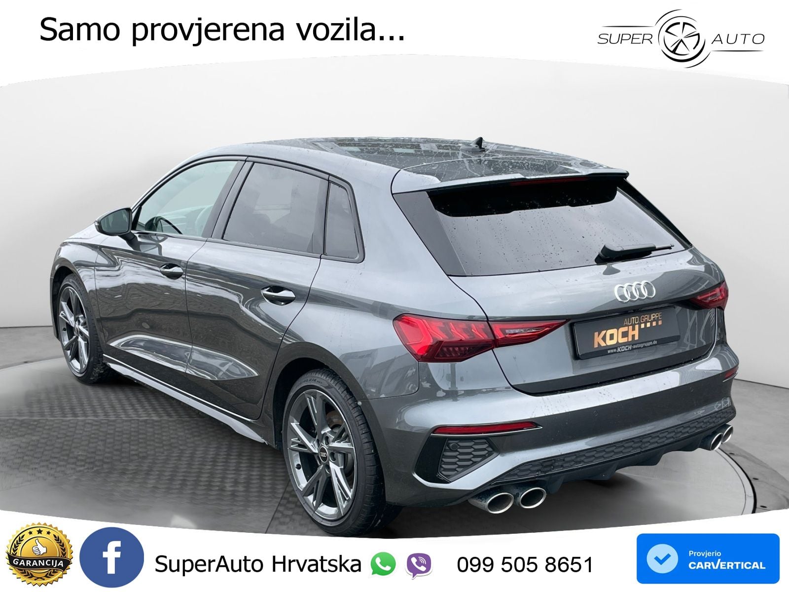 Audi S3 2.0 TFSI (310 KS) quattro S tronic LED+GR SJED+ACC