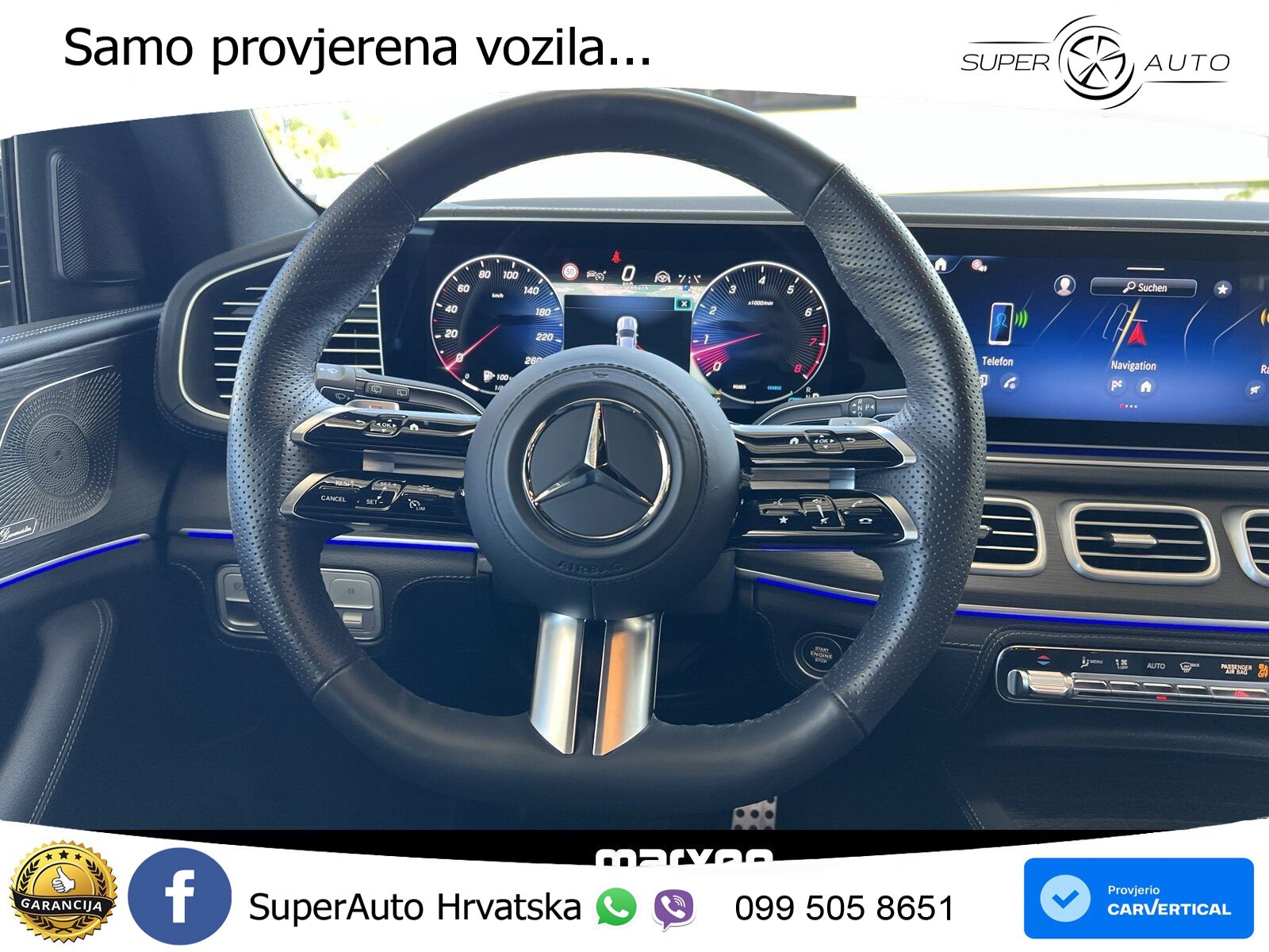Mercedes-Benz GLS GLS 580 V8 EQ Boost 4MATIC 9G-TRONIC AMG ZRAČNI+ACC+GR SJED+KAM