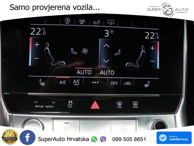 Audi A6 50 TDI V6 (286 KS) quattro tiptronic ZRAČNI+ACC+4xGR SJED+KAM