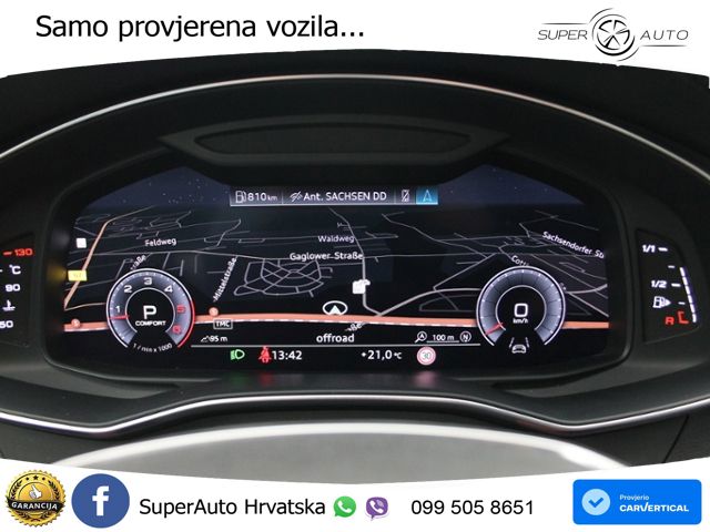 Audi A6 50 TDI V6 (286 KS) quattro tiptronic ZRAČNI+ACC+4xGR SJED+KAM