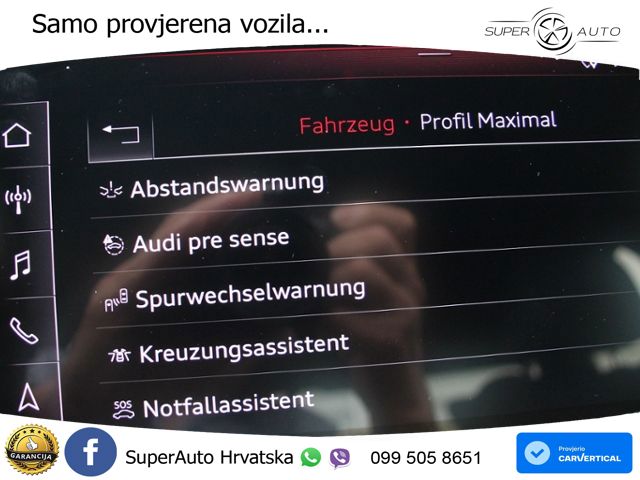 Audi A6 50 TDI V6 (286 KS) quattro tiptronic ZRAČNI+ACC+4xGR SJED+KAM