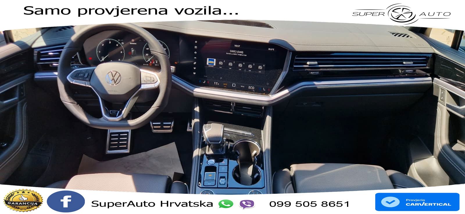 Volkswagen Touareg 3.0 V6 TDI (286 KS) 4MOTION Tiptronic ZRAČNI+ACC+GR SJED+KAM+PANO