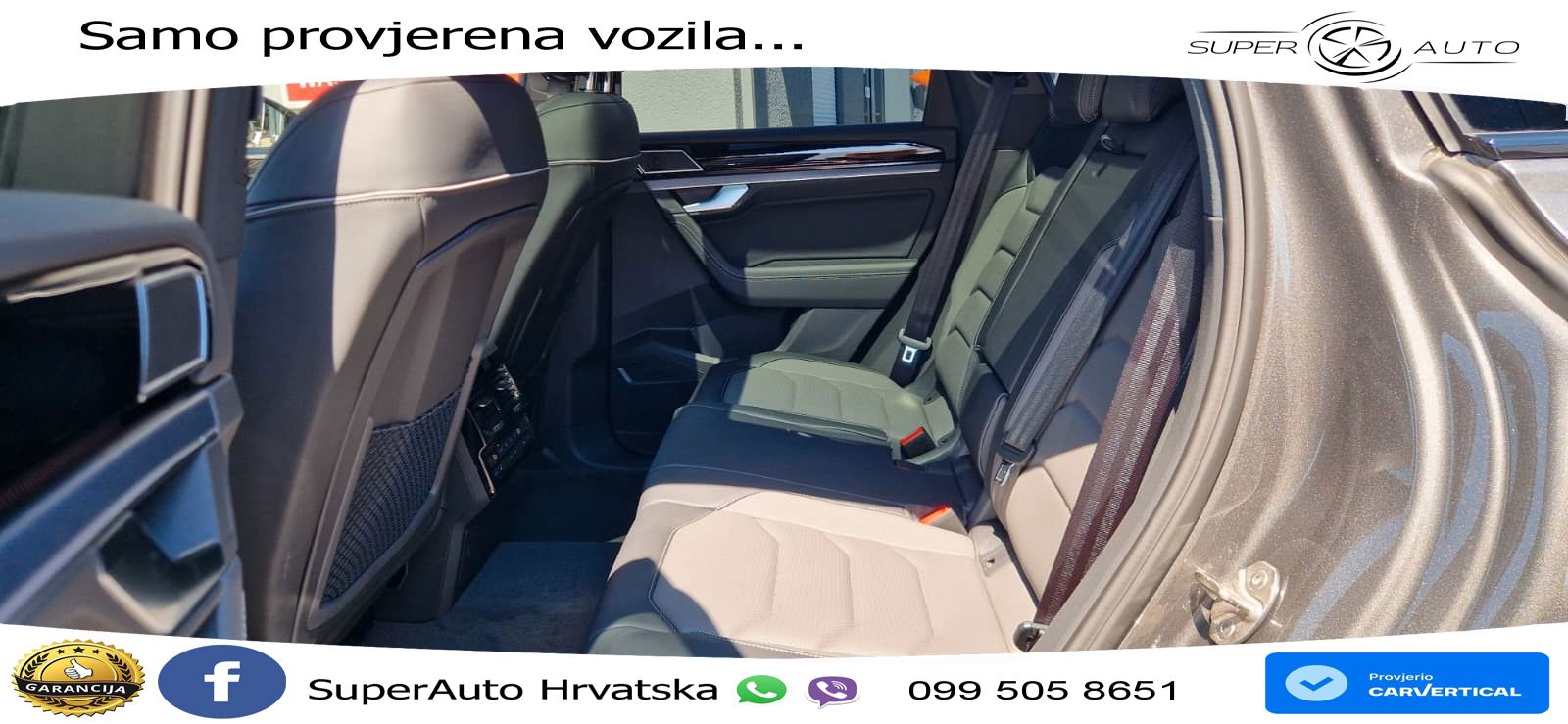Volkswagen Touareg 3.0 V6 TDI (286 KS) 4MOTION Tiptronic ZRAČNI+ACC+GR SJED+KAM+PANO