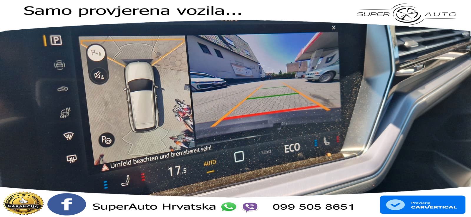 Volkswagen Touareg 3.0 V6 TDI (286 KS) 4MOTION Tiptronic ZRAČNI+ACC+GR SJED+KAM+PANO