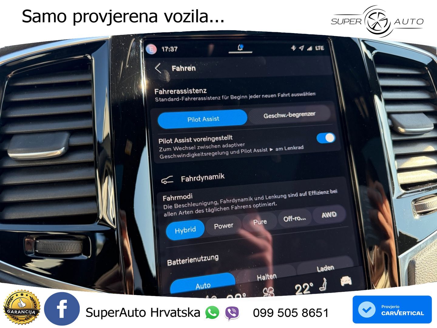 Volvo XC90 Recharge 2.0 T8 AWD Geartronic LED+GR SJED+ACC