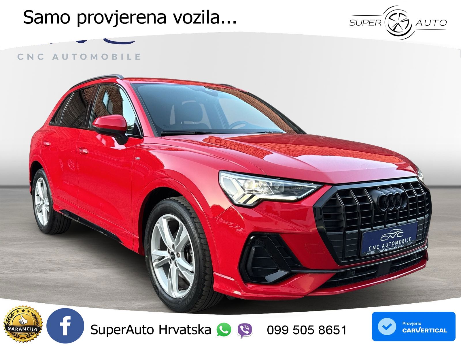 Audi Q3 35 TFSI (150 KS) S tronic S line LED+GR SJED+ACC