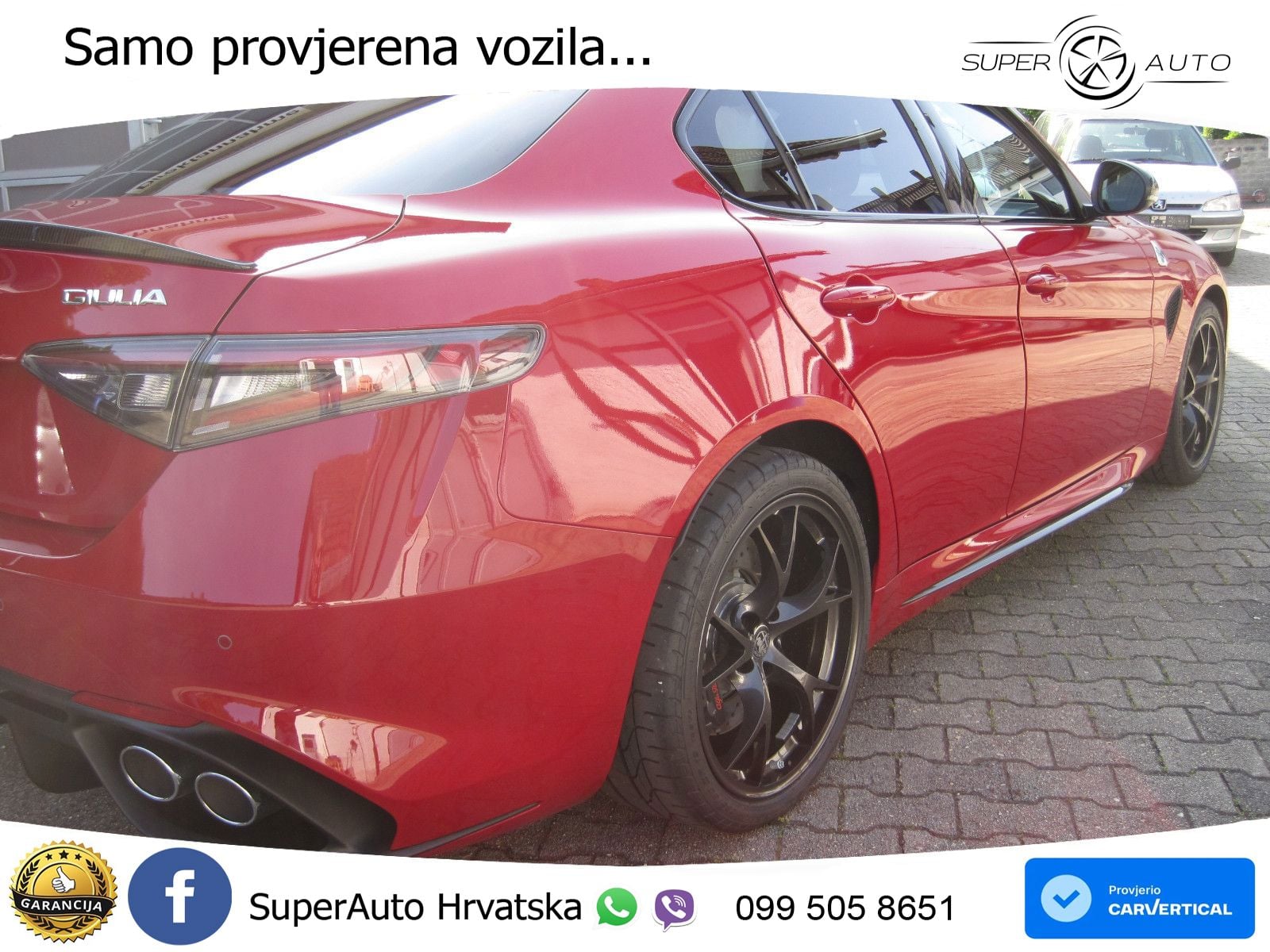Alfa Romeo Giulia Quadrifoglio 2.9 V6 Bi-Turbo (520 KS) Automatic