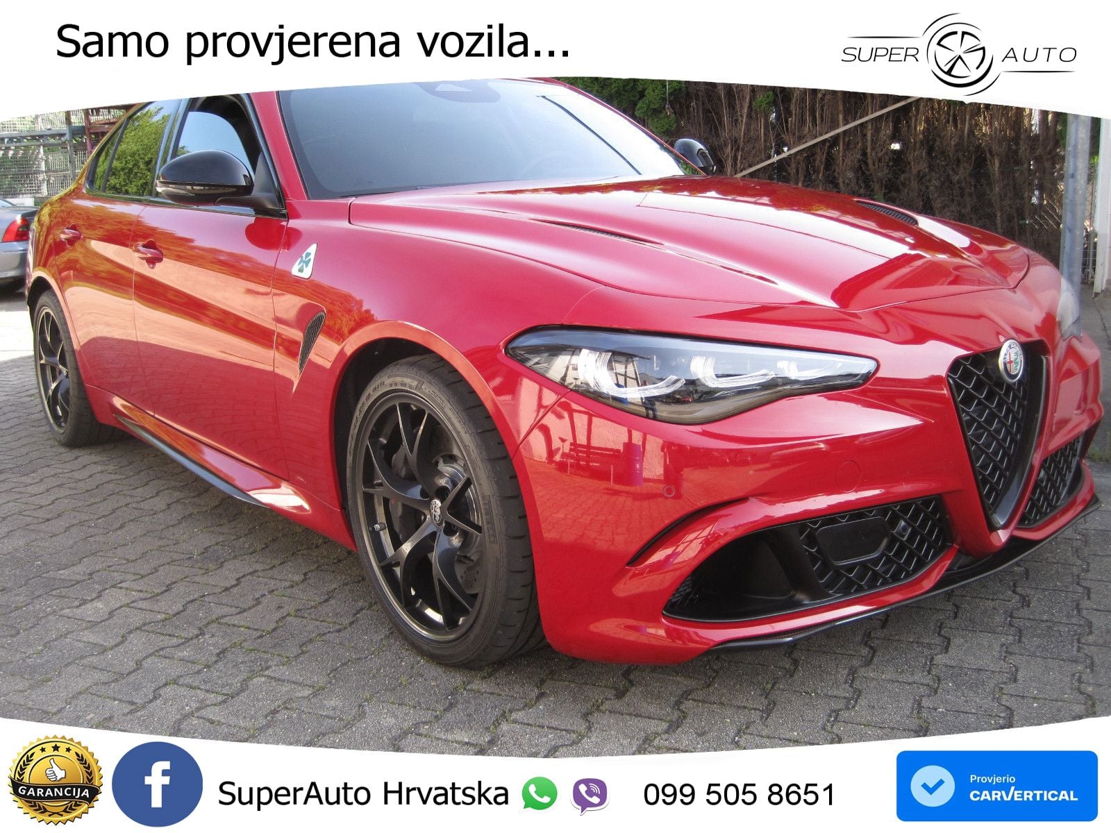 Alfa Romeo Giulia Quadrifoglio 2.9 V6 Bi-Turbo (520 KS) Automatic