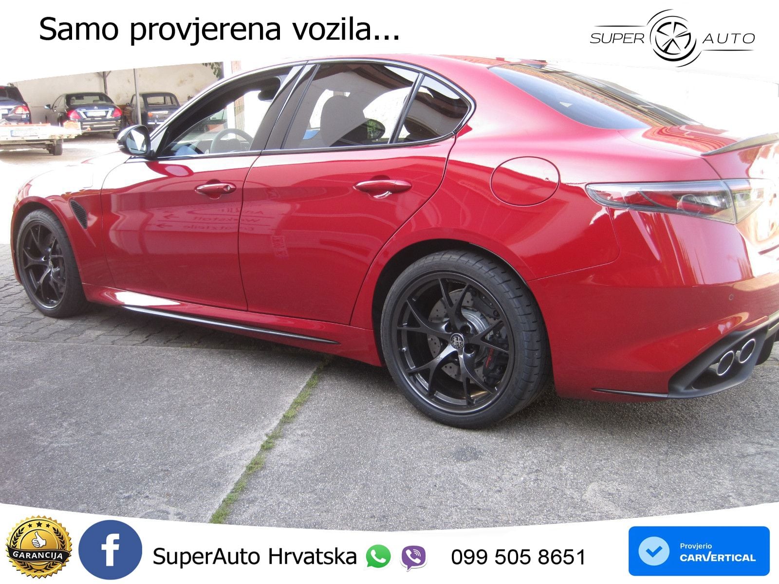 Alfa Romeo Giulia Quadrifoglio 2.9 V6 Bi-Turbo (520 KS) Automatic
