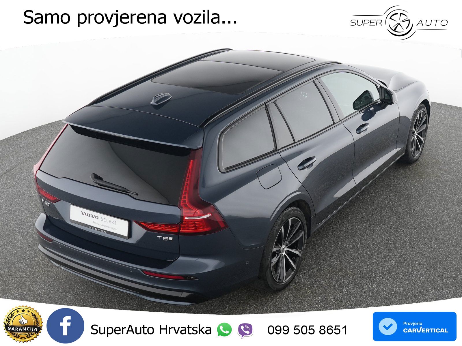 Volvo V60 2.0 T8 AWD Geartronic LED+GR SJED+ACC