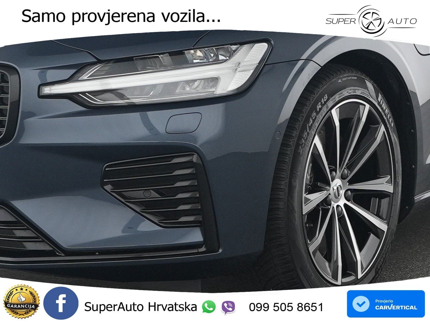 Volvo V60 2.0 T8 AWD Geartronic LED+GR SJED+ACC