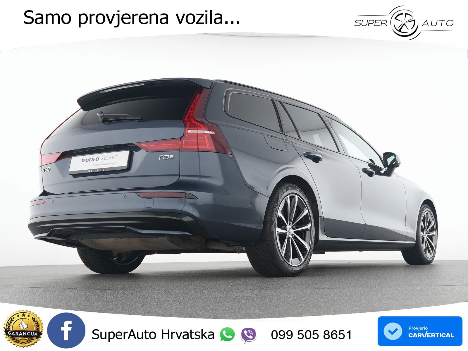 Volvo V60 2.0 T8 AWD Geartronic LED+GR SJED+ACC