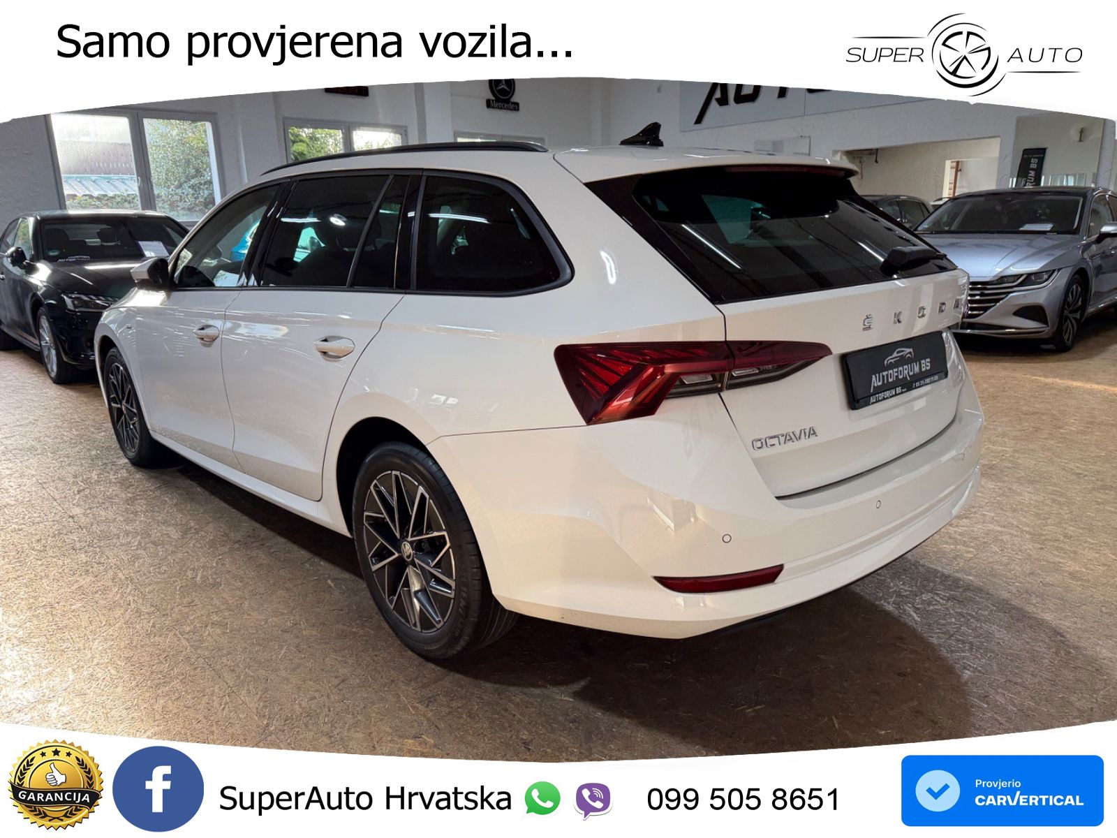 Škoda Octavia Combi 2.0 TDI (150 KS) DSG LED+GR SJED+ACC