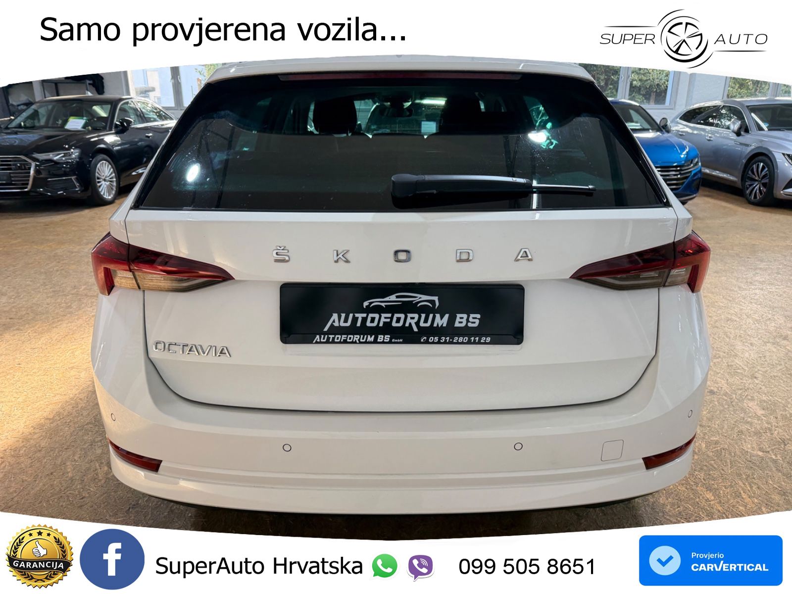 Škoda Octavia Combi 2.0 TDI (150 KS) DSG LED+GR SJED+ACC