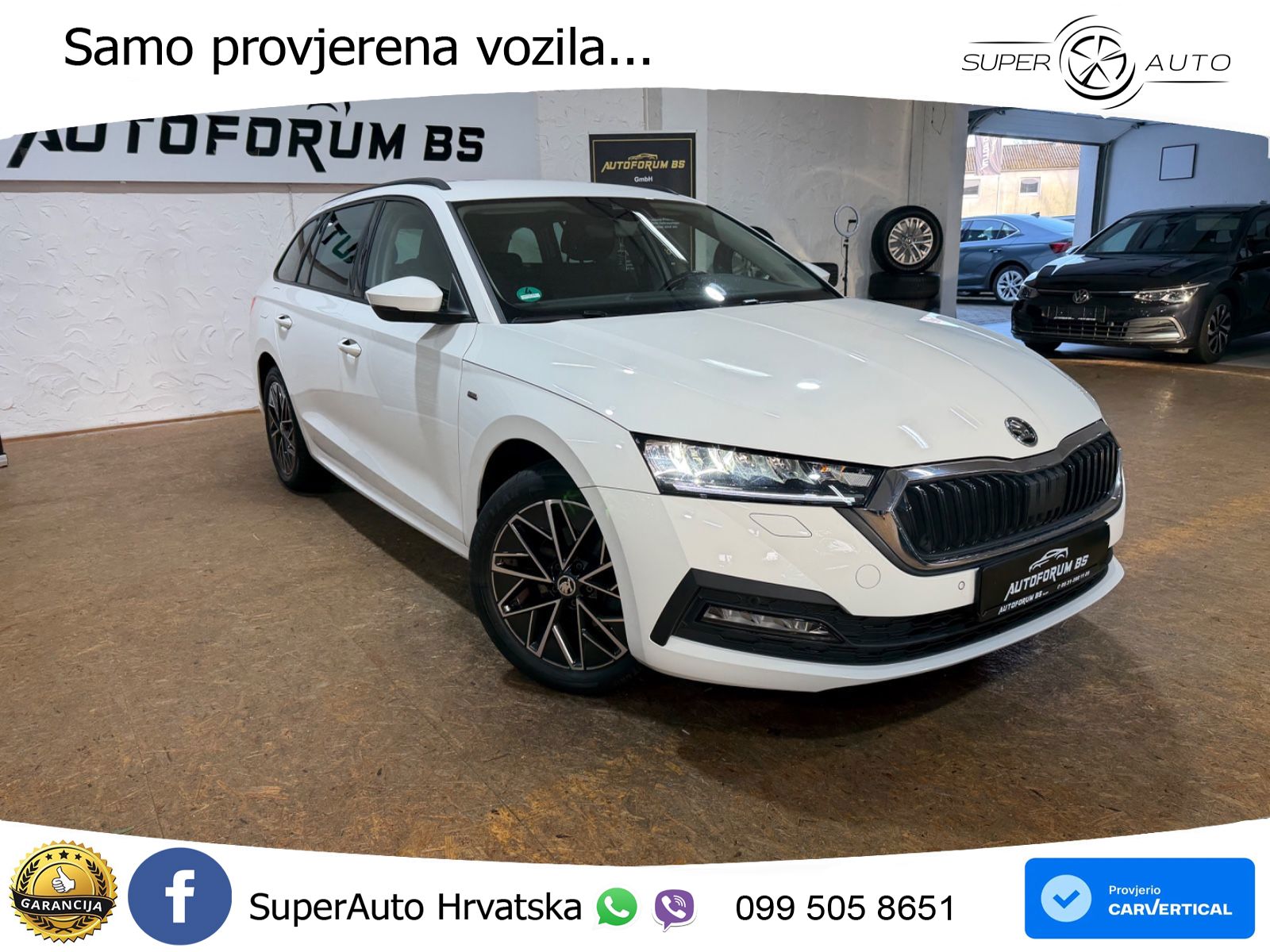 Škoda Octavia Combi 2.0 TDI (150 KS) DSG LED+GR SJED+ACC