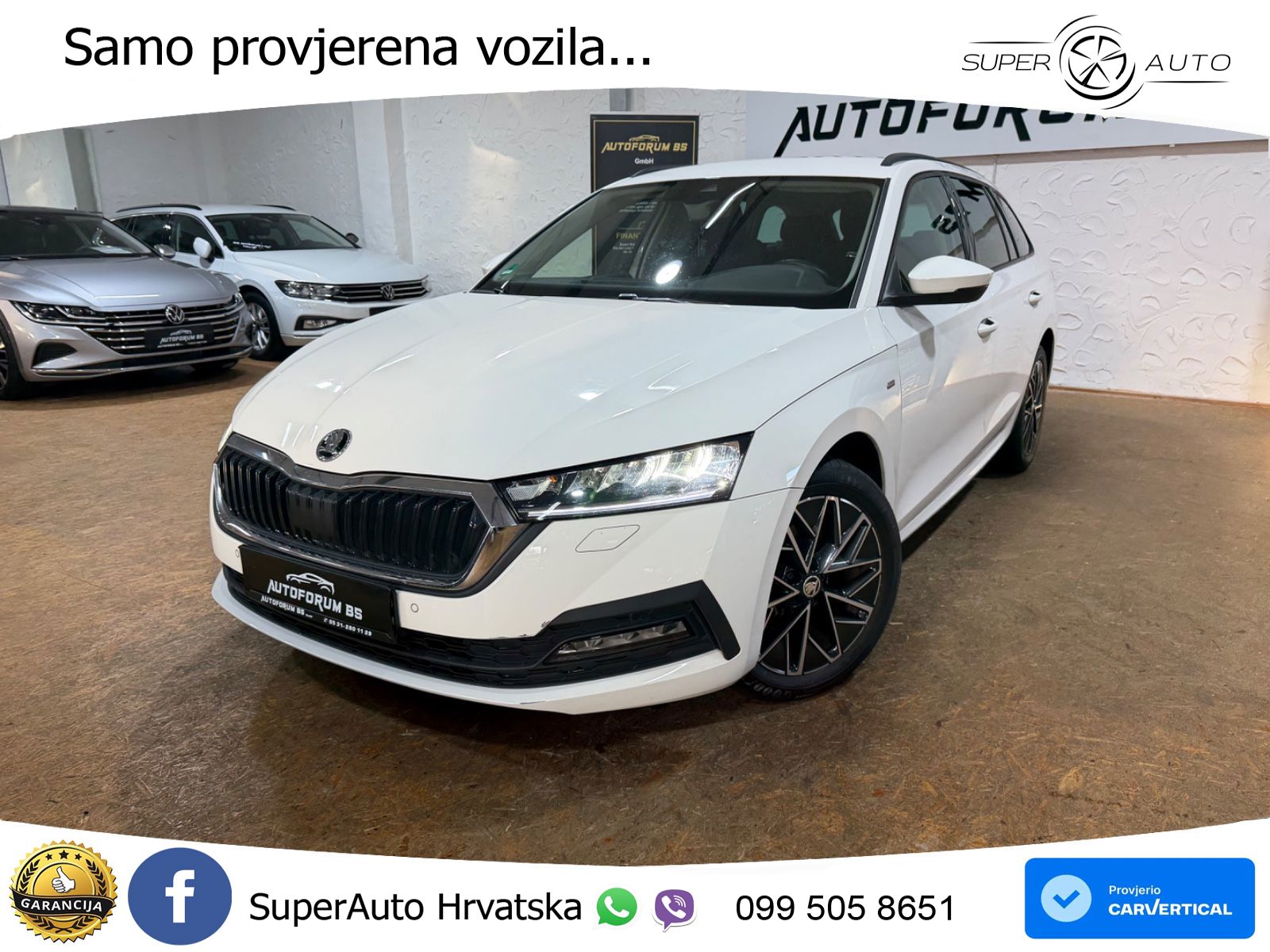 Škoda Octavia Combi 2.0 TDI (150 KS) DSG LED+GR SJED+ACC