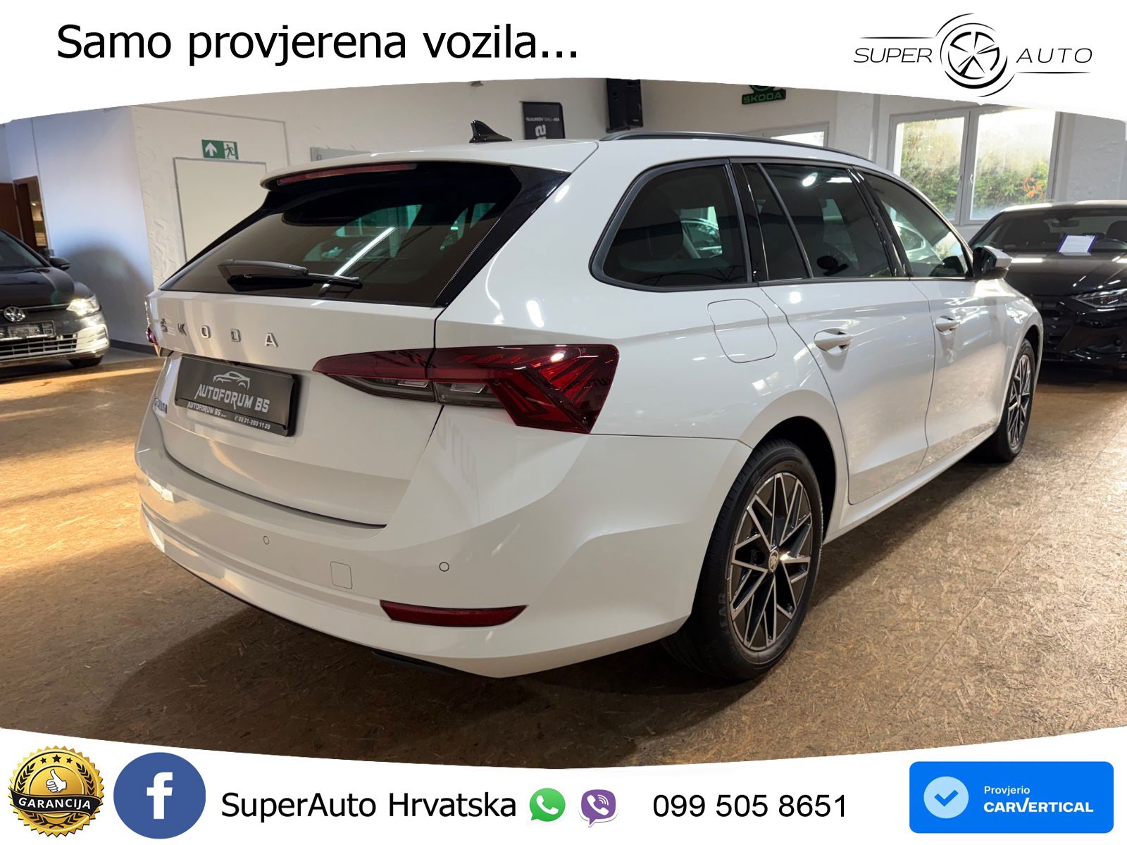 Škoda Octavia Combi 2.0 TDI (150 KS) DSG LED+GR SJED+ACC