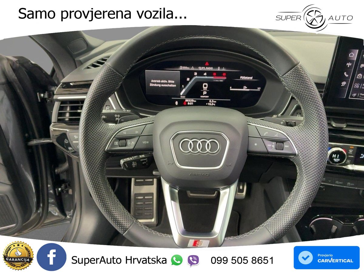 Audi A5 Sportback 40 TDI (204 KS) quattro S tronic S line MATRIX+GR SJED+KAM