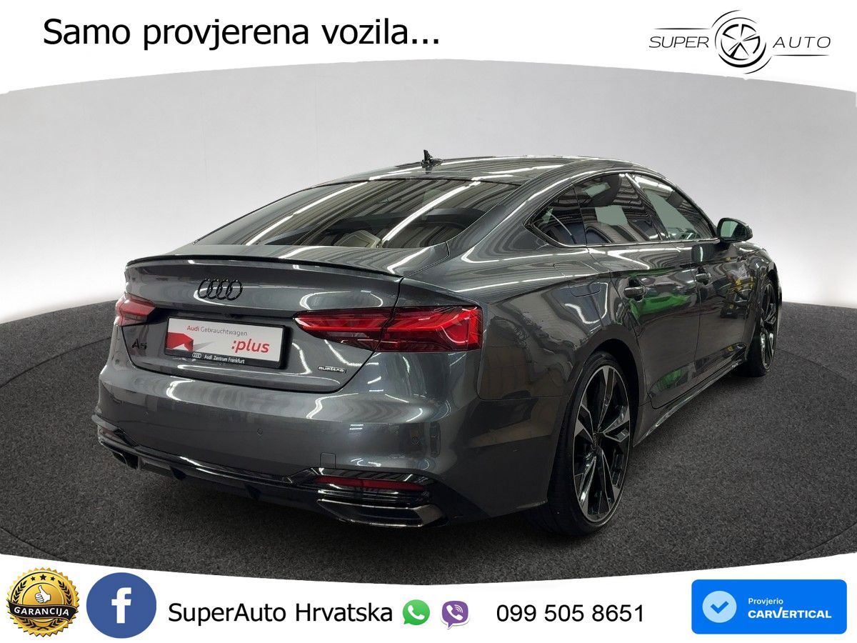Audi A5 Sportback 40 TDI (204 KS) quattro S tronic S line MATRIX+GR SJED+KAM