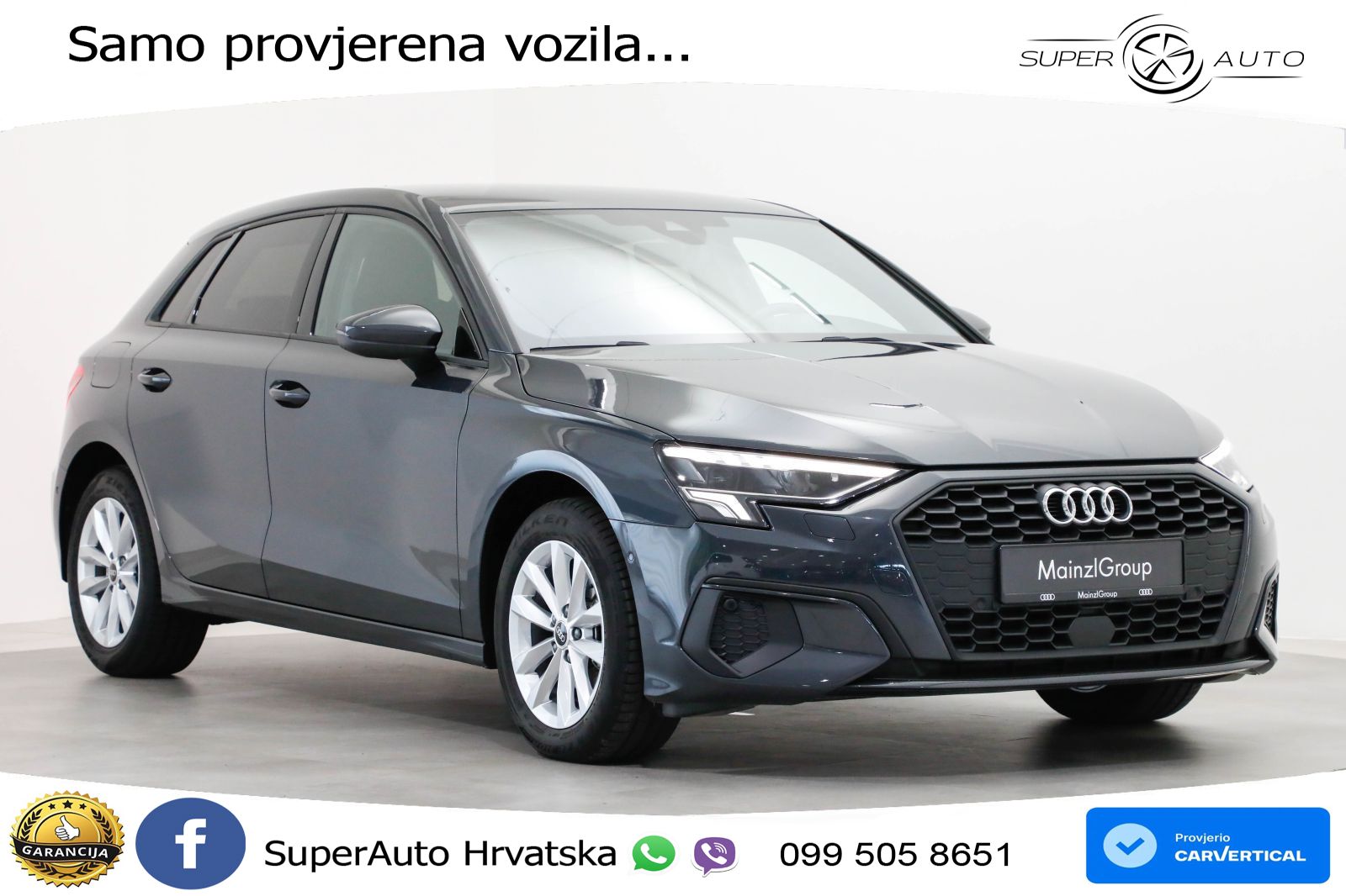 Audi A3 35 TDI (150 KS) S tronic LED+GR SJED+ACC
