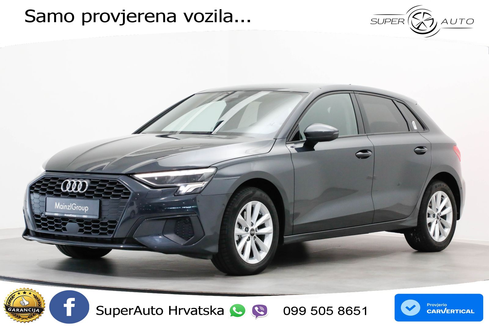 Audi A3 35 TDI (150 KS) S tronic LED+GR SJED+ACC