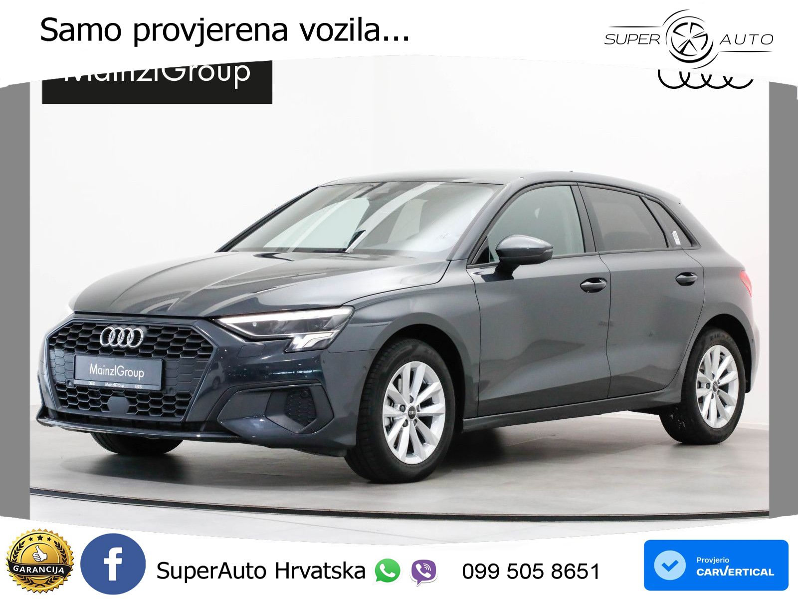 Audi A3 35 TDI (150 KS) S tronic LED+GR SJED+ACC