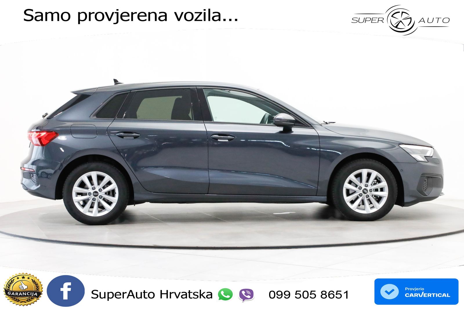 Audi A3 35 TDI (150 KS) S tronic LED+GR SJED+ACC