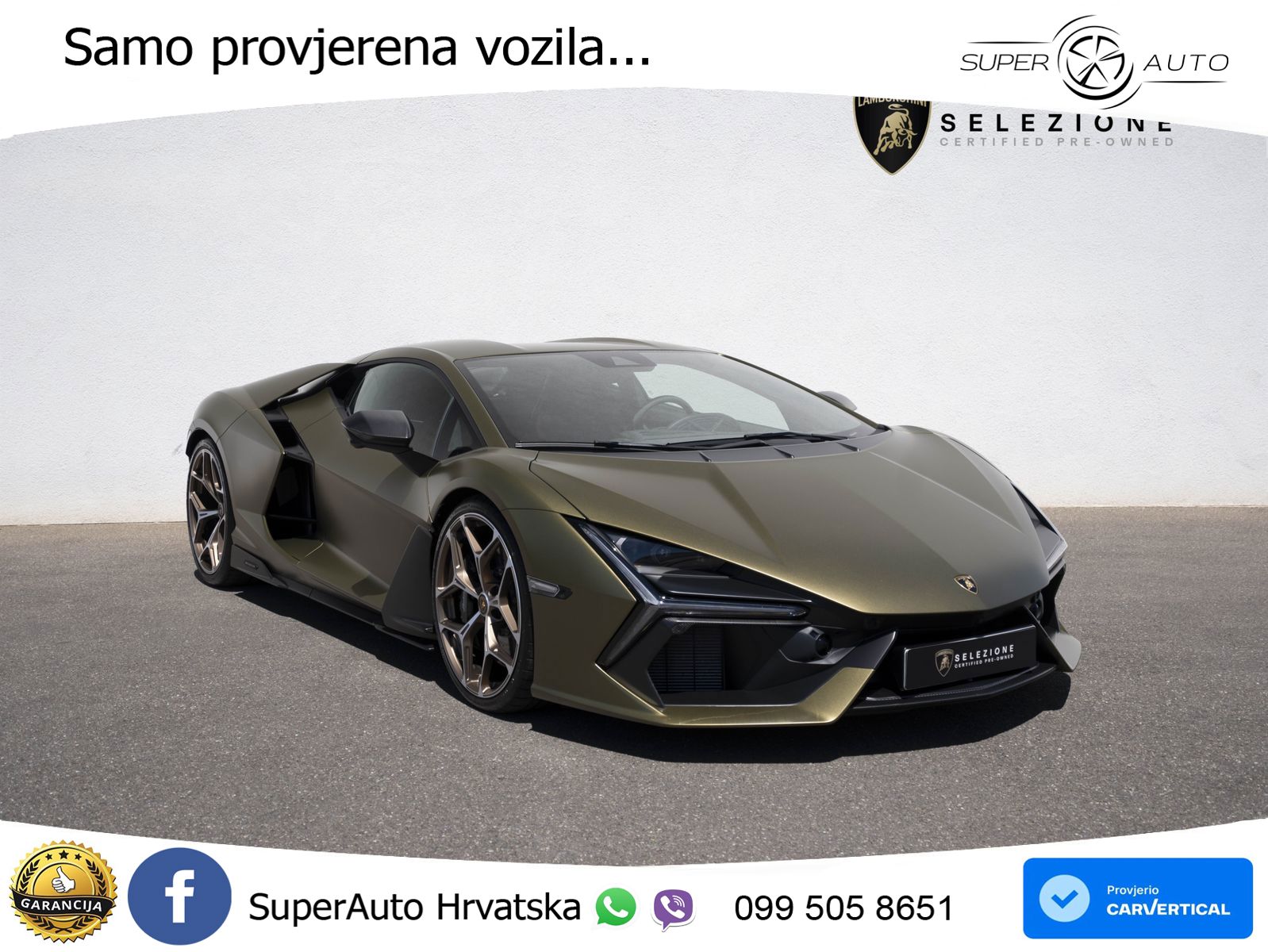 Lamborghini Revuelto 6.5 V12 (1015 KS) 4WD DCT LED+GR SJED+ACC