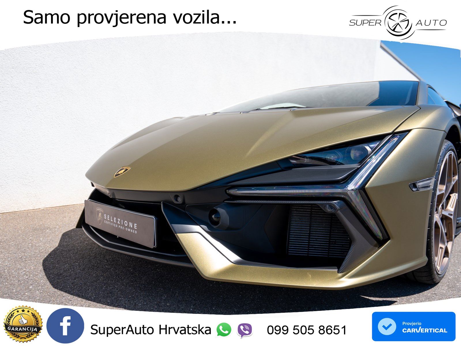 Lamborghini Revuelto 6.5 V12 (1015 KS) 4WD DCT LED+GR SJED+ACC