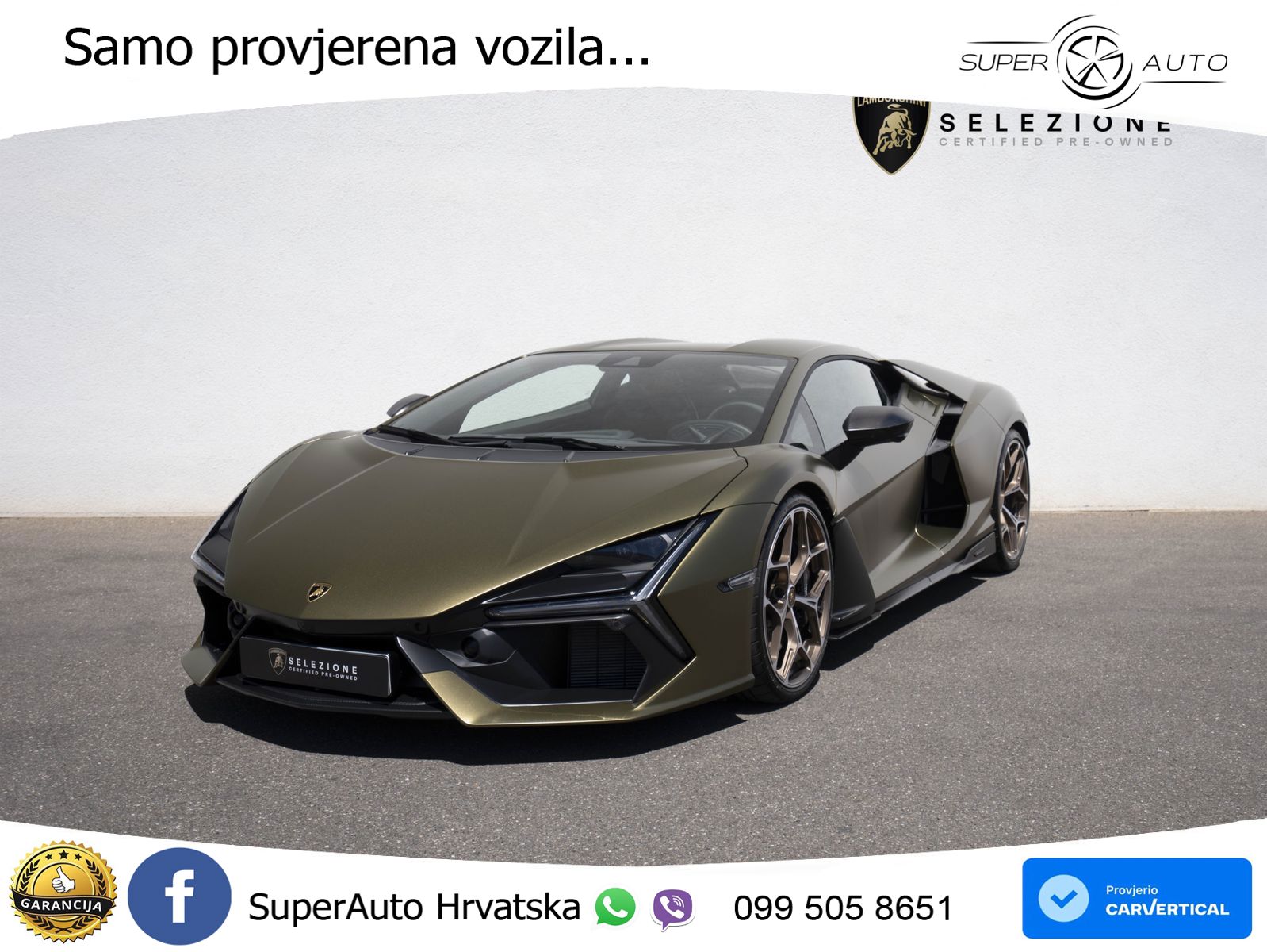Lamborghini Revuelto 6.5 V12 (1015 KS) 4WD DCT LED+GR SJED+ACC