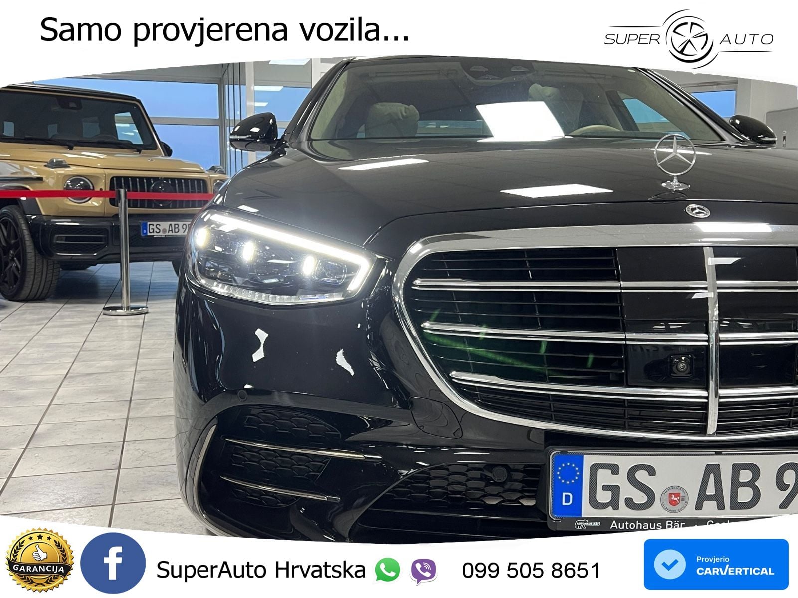 Mercedes S 580e (510 KS) 4MATIC 9G-TRONIC ACC+HEAD+4xGR SJED+360+PANO