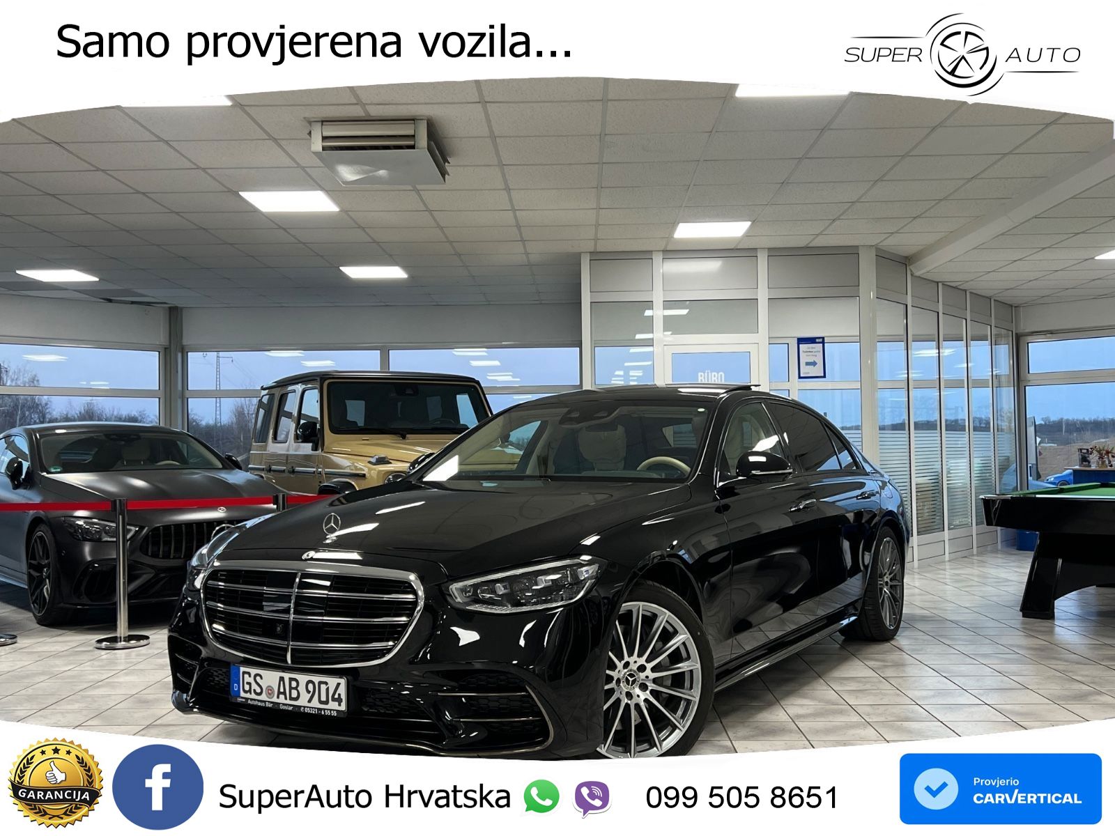Mercedes S 580e (510 KS) 4MATIC 9G-TRONIC ACC+HEAD+4xGR SJED+360+PANO