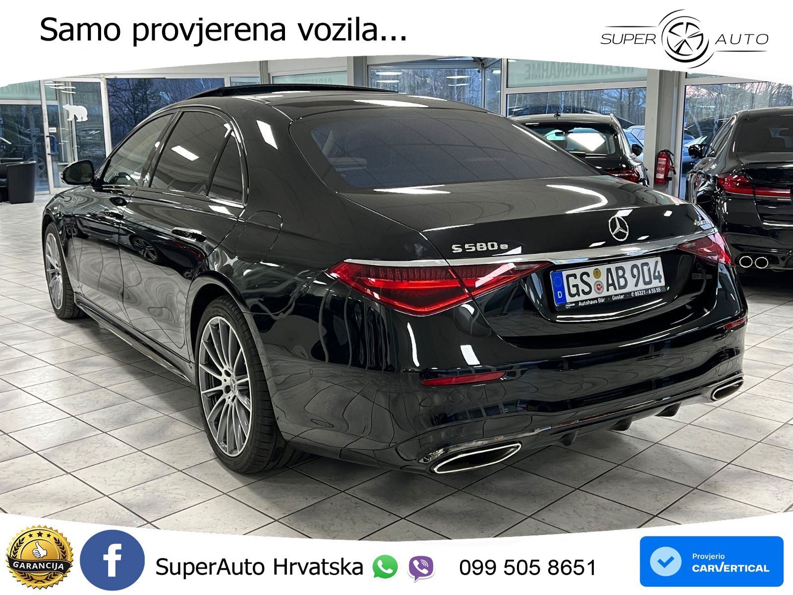 Mercedes S 580e (510 KS) 4MATIC 9G-TRONIC ACC+HEAD+4xGR SJED+360+PANO