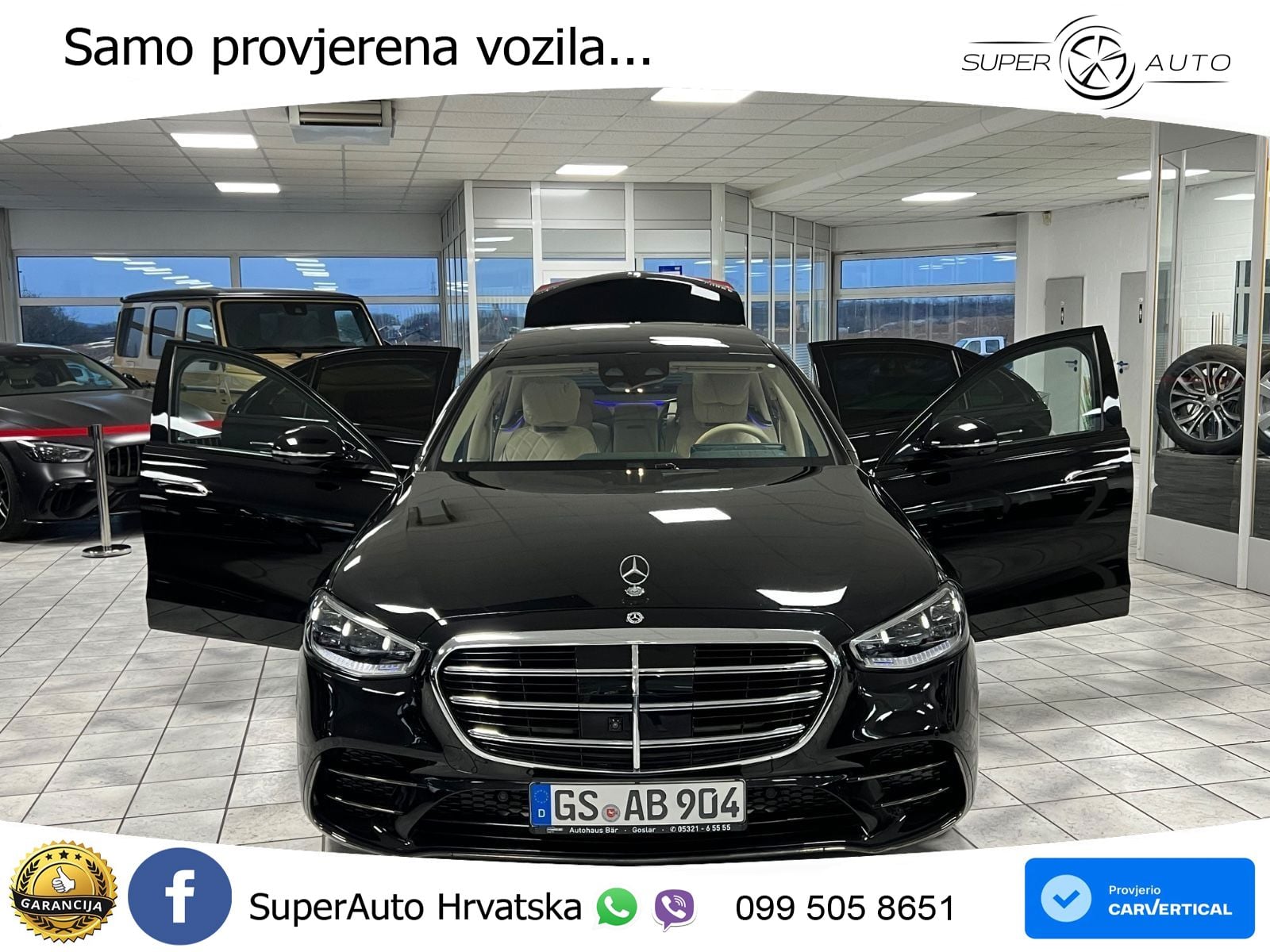 Mercedes S 580e (510 KS) 4MATIC 9G-TRONIC ACC+HEAD+4xGR SJED+360+PANO