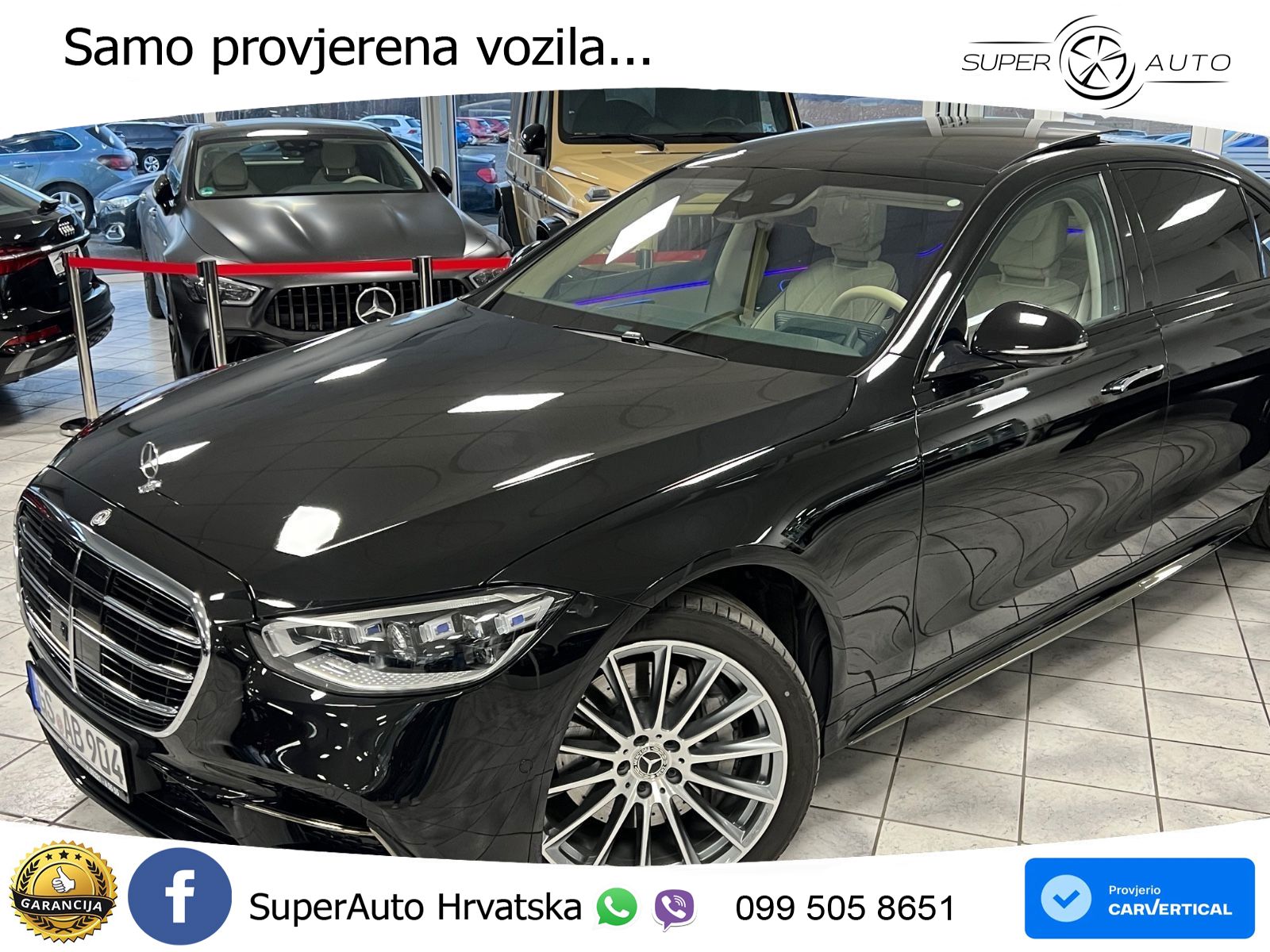 Mercedes S 580e (510 KS) 4MATIC 9G-TRONIC ACC+HEAD+4xGR SJED+360+PANO