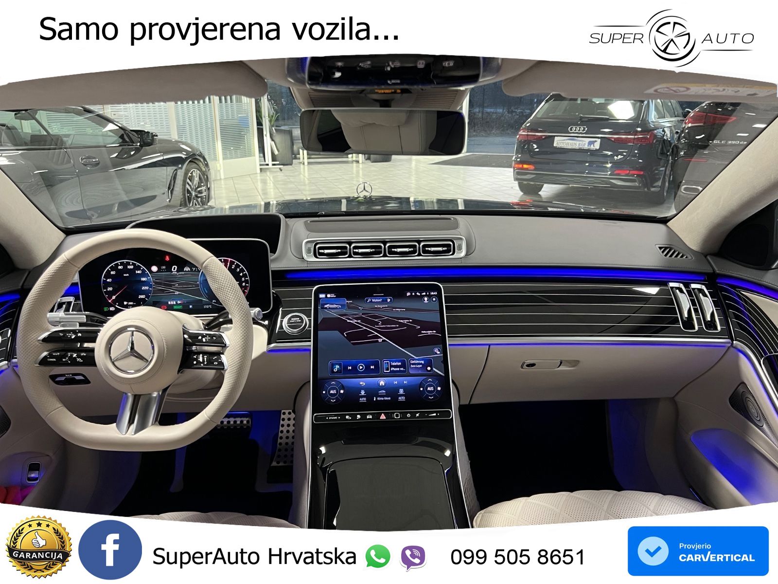 Mercedes S 580e (510 KS) 4MATIC 9G-TRONIC ACC+HEAD+4xGR SJED+360+PANO