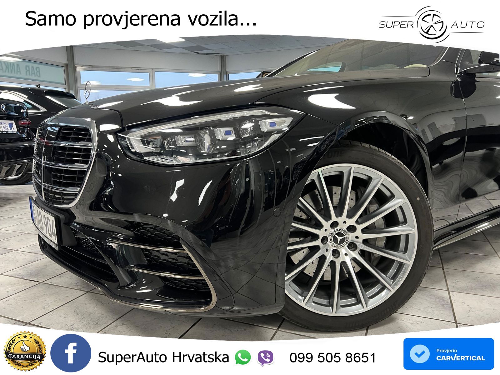 Mercedes S 580e (510 KS) 4MATIC 9G-TRONIC ACC+HEAD+4xGR SJED+360+PANO