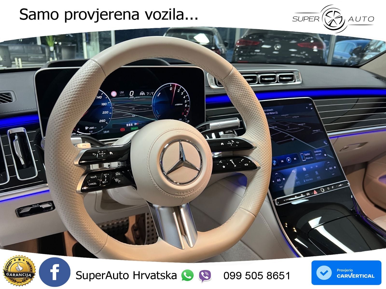 Mercedes S 580e (510 KS) 4MATIC 9G-TRONIC ACC+HEAD+4xGR SJED+360+PANO
