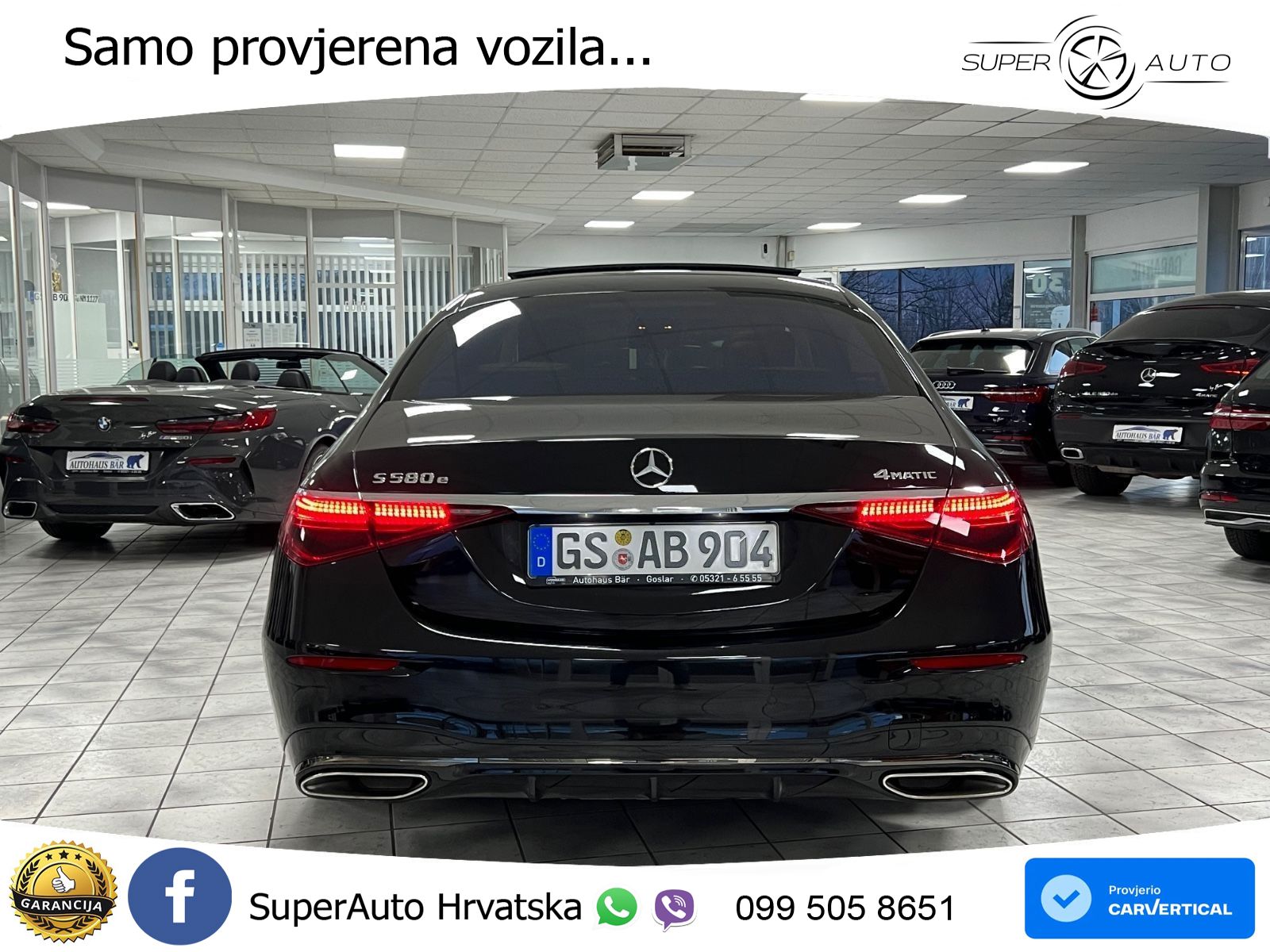 Mercedes S 580e (510 KS) 4MATIC 9G-TRONIC ACC+HEAD+4xGR SJED+360+PANO