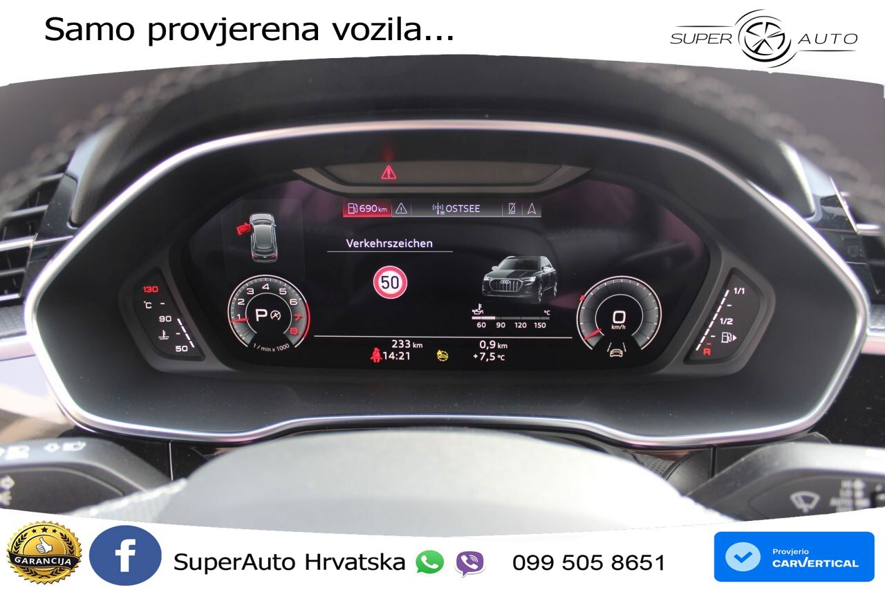 Audi Q3 40 TFSI (190 KS) quattro S tronic S line LED+GR SJED+ACC