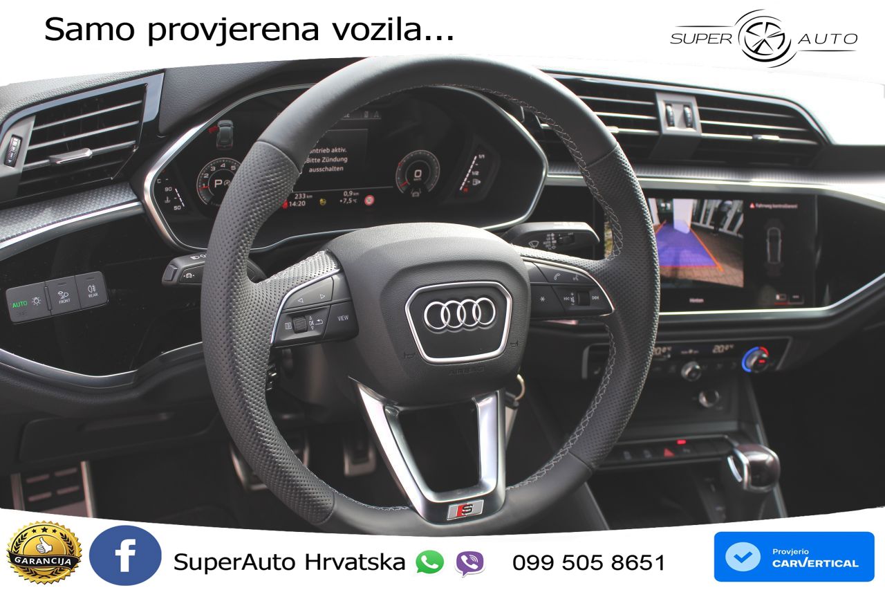 Audi Q3 40 TFSI (190 KS) quattro S tronic S line LED+GR SJED+ACC