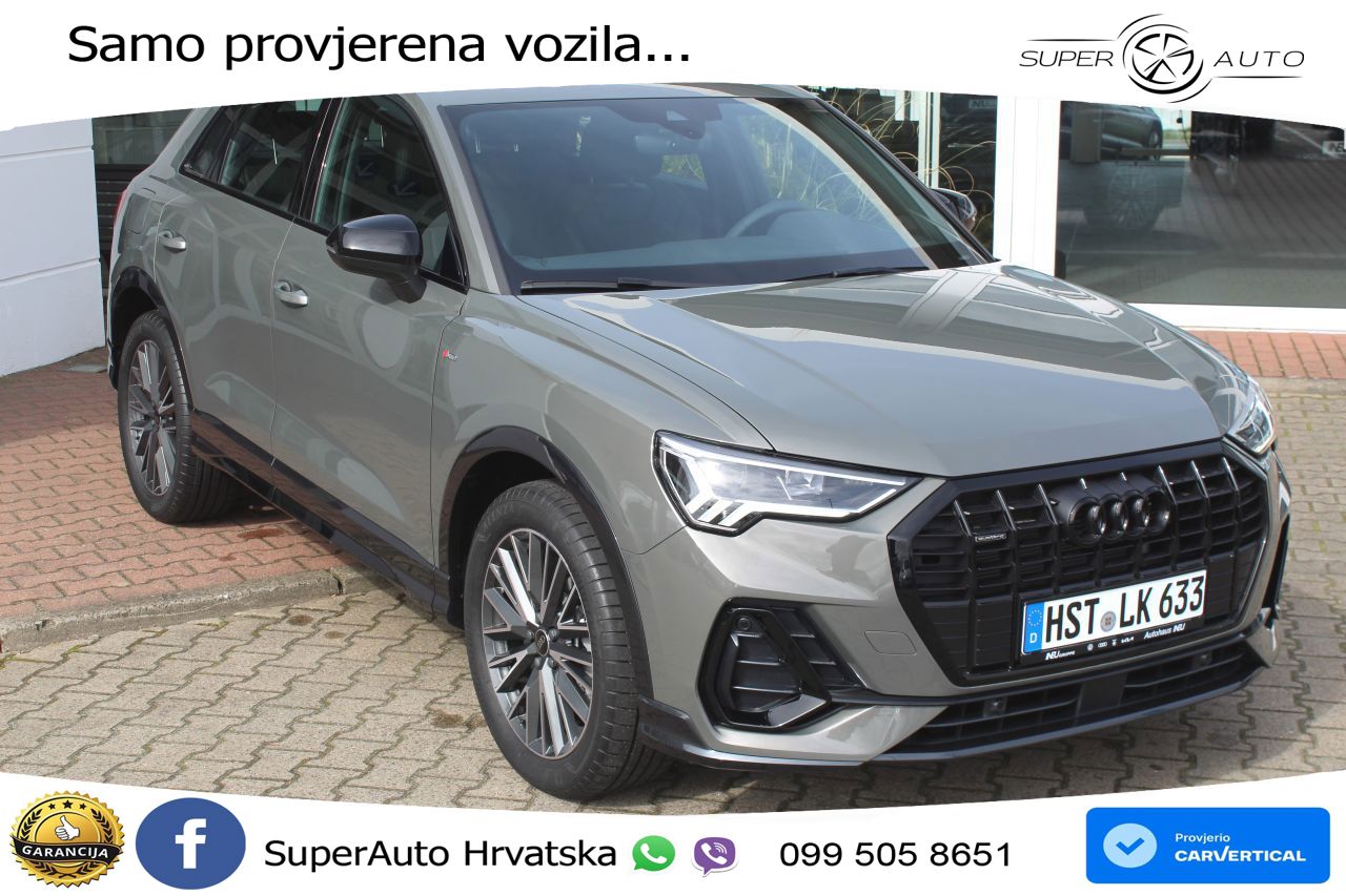 Audi Q3 40 TFSI (190 KS) quattro S tronic S line LED+GR SJED+ACC