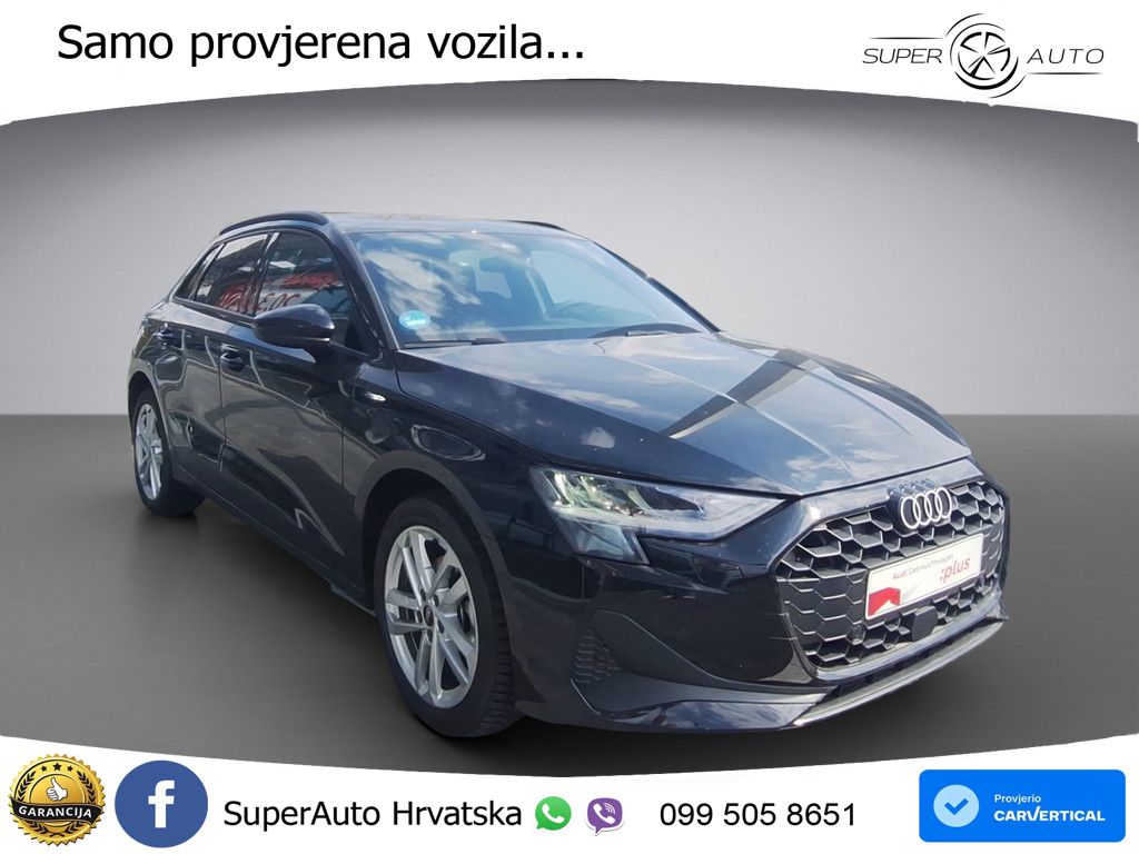 Audi A3 Sportback 30 TFSI (116 KS) Mild Hybrid S tronic LED+GR SJED+ACC